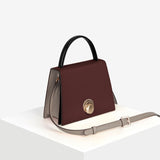 LOMEL MINI マイクロレザーバッグ / Maroon Burgundy