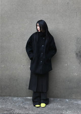 【限定価格】ハイネックハーフコート