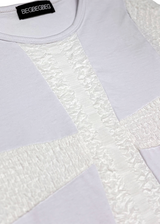 3カットスリムTシャツ ホワイト