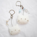 [soft keyring] seaside cat (blue)