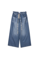 TENCEL WIDE DENIM PANTS (BLUE)