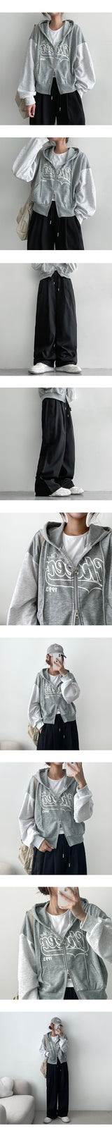 TBO Two Way Coloring Hooded Zip-Up (3 colors)