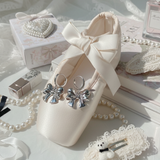 Adorable Ribbon Huggies Piercing - Silver