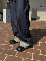 [Premium] ASCLO Roll Up Raw Denim Pants (2color)