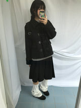 ベロニベーシックベルプリーツスカート