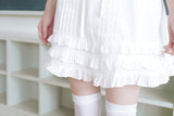 apron frill skirt