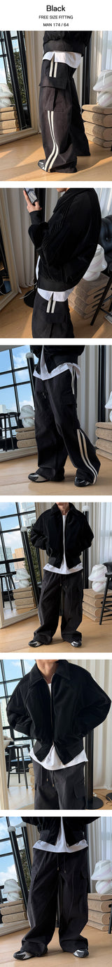 [Unisex] トラックスエードカーゴパンツ(3color)