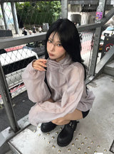 サマー トランスルーセント ウィンドブレーカー