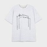 (T-7046)LOOP CHAIN POINT TEE