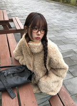 Manda Reversible Suede Fur Mustang
