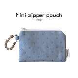 STAR DENIM - MINI ZIPPER POUCH