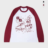 [UNISEX]ドールパリスラグランロングスリーブTシャツ