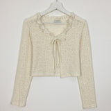 Crochet Frill Cardigan (2color)