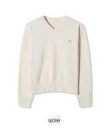 Bonnie Crop V-Neck Knit