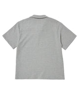 MU-WI PIN-KNIT 1/2 COLLAR-TEE (Gray)