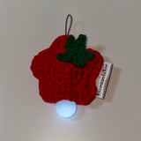 (made) tomato star light bulb keyring