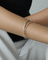 [Silver 925] Basic Oval Bangle (Bold)