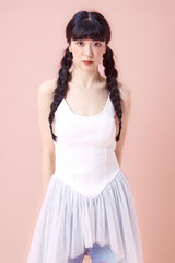 バレエレイヤードドレス[Ivory]