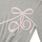 KIRSH PLAIN RIBBON CHERRY KNIT [GRAY]