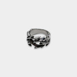 Surgical)Metallic Real Tree Bold Ring