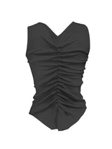  BACK WEAVE SLEEVELESS . BLACK