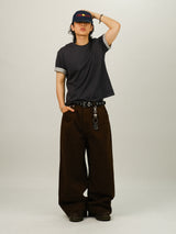 HA ロールアップ レイヤード マッスルフィット ハーフスリーブ Tシャツ