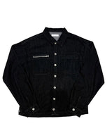 [4SEASON] Washed denim zipper shirts jacket(2color)