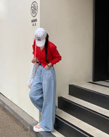 [BELLIDE MADE] アクアニューバージョンデニムワイドパンツ