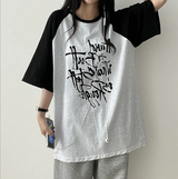 リミンボクシーフィットカラーラグラン半袖Tシャツ