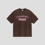 ピースTシャツ - BROWN