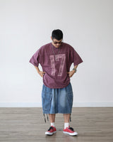 ADU CARGO BERMUDA DENIM PANTS
