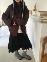 Lovely midi ruffle skirt