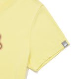 WITTY BUNNY CROP MODAL T-SHIRT [LIGHT YELLOW]