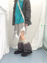 ヴィンテージスタッズ2wayファーブーツ