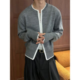 [F/W] Line pinger holl knit zip up(3color)