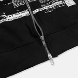 セカンドオーバーサイズフィットフーディジップアップ