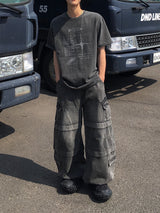 Jerra Multi-Pocket Denim Pants 2C