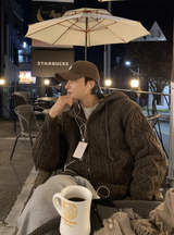 Crew Daily Two Way Hooded Knit Padding