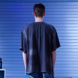 スペースムードウォッシングTシャツ　ブラック