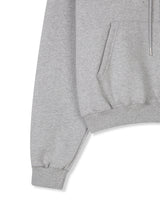 Semi-cropped hoodie 5COLOR