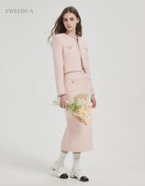 Sally Gold Burton Tweed Two-Piece Set-Up Short/Long ver