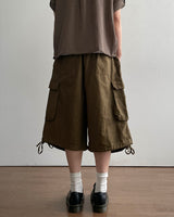 Rope Cargo Bermuda Pants