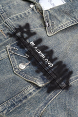 BBD Graffiti Metal Logo Denim Jacket (Rusty Blue)