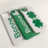 buonaフォルトゥナクローバーiphoneハードケース