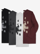 Shadow printing long sleeve