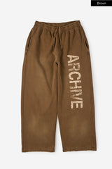 Archive dying crack sweat pants