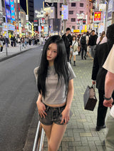ビンテージウォッシングデニムショーツ
