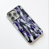 Sharpburst Camouflage Phone Case (SV_Purple)