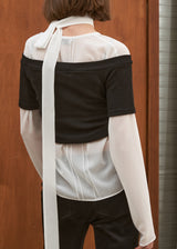 OFFSHOULDER LAYERED TOP_ BLACK