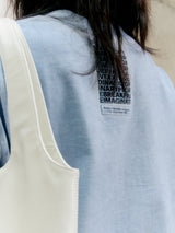 ルナウォッシングラバトTシャツ (BLUE)